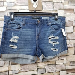 Aeropostale Rip & Repair sz 12 distressed shorts